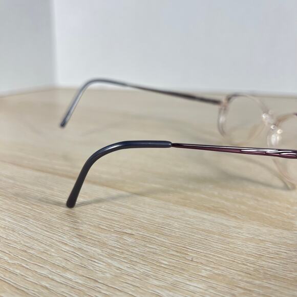Tura Mod 585 MAU Eyeglasses Purple Clear FRAMES ONLY 50-14-135 Excellent Cond main image 7